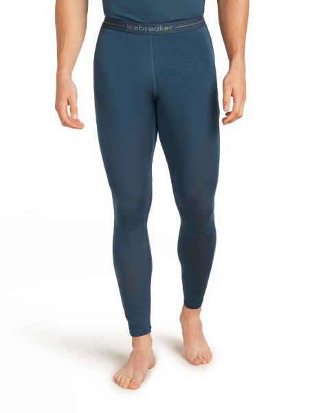 Pánské merino kalhoty ICEBREAKER Mens 125 ZoneKnit Leggings, Abyss velikost: S