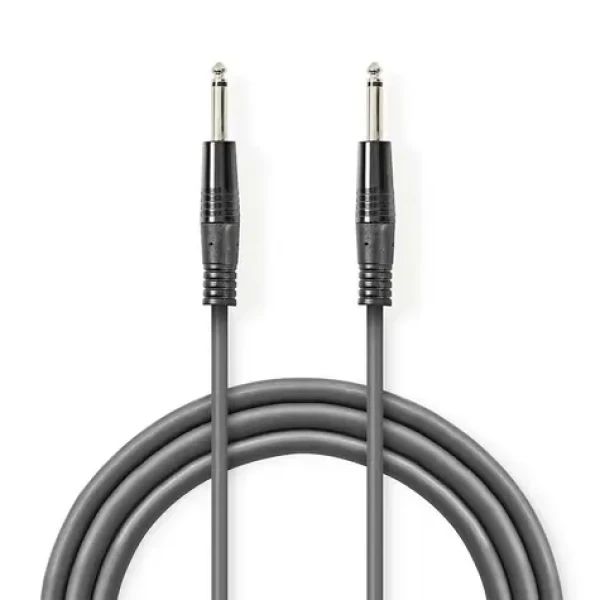Nedis Mono audio kabel jack 6.35 mm (M) - jack 6.35 mm (M) 3.00 m (COTH23050GY30)