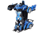 Mamido Auto Robot Transformers 2v1 na dálkové ovládání RC 1:10 modrá