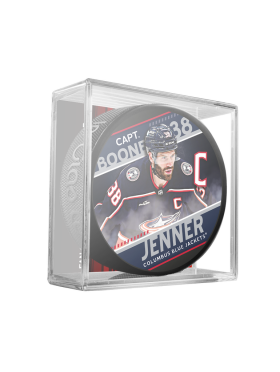 Inglasco / Sherwood Puk Columbus Blue Jackets NHL Boone Jenner Captain Collection