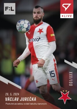 Fotbalová karta Fortuna Liga 23-24 L-44 Václav Jurečka