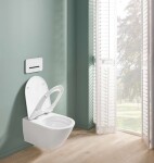 VILLEROY & BOCH - Subway 3.0 Závěsné WC se sedátkem SoftClosing, TwistFlush, CeramicPlus, alpská bílá 4670T9R1