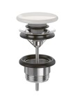 VILLEROY & BOCH - Umyvadlová výpusť, ClickClack, Stone White 681700RW