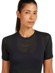 ICEBREAKER Wmns 75 Cool-Lite Featherlight SS Crewe, Black velikost: M