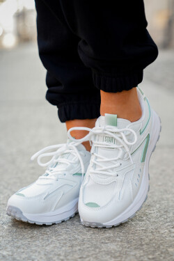 Dámské Sportovní Boty Big Star NN274A095 HI-POLY SYSTEM Bílá-Zelená 36