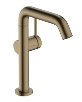 Hansgrohe Tecturis S - Umyvadlová baterie s výpustí Push-Open | CoolStart | EcoSmart | kartáčovaný bronz (73364140)