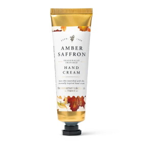 Somerset Toiletry Krém na ruce Amber Saffron 30 ml, zlatá barva, plast