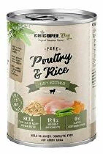 Chicopee Dog konz. Pure Poultry&Rice 400g