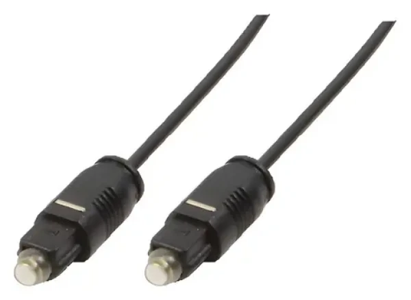 LogiLink optický audio kabel Toslink-Toslink černá / Optický audio kabel / 0,5 m (CA1005)