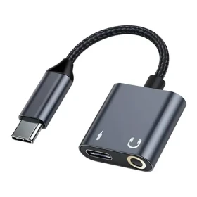 Beline BLNAA01 černá / Adaptér / USB-C na USB-C + Jack 3.5mm / DAC / 60W Power Delivery (BLNAA01)