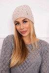 Fleecová čepice Roma K224 light beige UNI