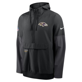 Nike Pánská bunda Baltimore Ravens NFL Sideline Half-Zip Anorak Velikost: XL