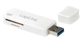 LogiLink CR0034A bílá / Čtečka paměťových karet / USB 3.0 / SD/SDHC/SDXC/microSD (CR0034A)