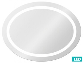 Zrcadlo s LED osvětlením Naturel Iluxit 65x85 cm ZIL8565OVLEDBV ZIL8565OVLEDBV