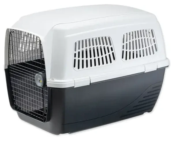 Ferplast Clipper 6 Transportino tmavě šedá / Přepravka pro psy / 93x65x68 cm / plast / velká a obří plemena (G84-203003)