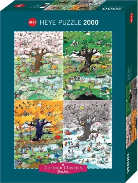 HEYE Puzzle Cartoon Classics: Čtyři roční období