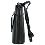 Stylová dámská kožená crossbody Hasta, černá