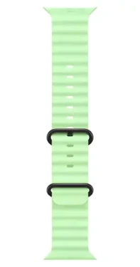 Apple Watch 49mm neonová zelená Oceánský řemínek / provedení z černého titanu (MGCL4ZM/A)