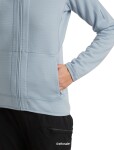 ICEBREAKER Wmns Merino 400 RealFleece Descender LS Zip, Zinc Blue (vzorek) velikost: S