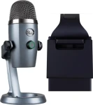Blue Yeti Nano šedá + Litra Glow / Stolní mikrofon + LED lampa / USB