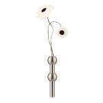 Stoff Nagel Designová vázička STOFF Nagel Brushed Chrome, stříbrná barva, kov