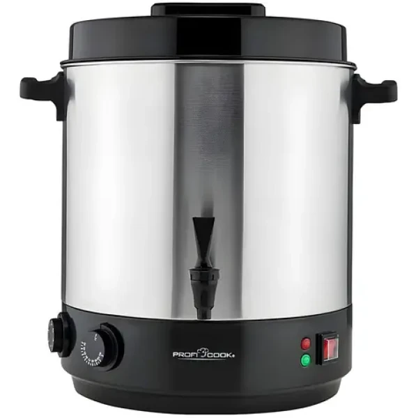 ProfiCook EKA 1283 / Zavařovací hrnec + várnice / 2100 W / 32 l / 30–100 °C / kohout na vypouštění