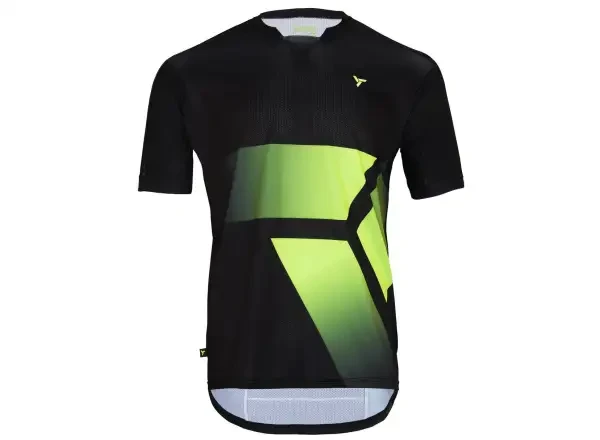Silvini Gallo pánský volný dres krátký rukáv Black/Green vel. S