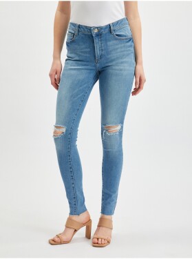 Orsay Světle modré dámské skinny fit džíny dámské