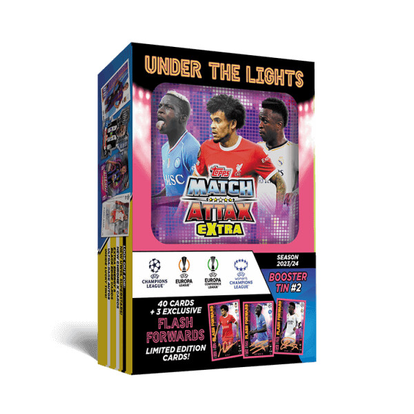 2023-2024 Topps Match Attax Extra Booster Tin Flash Forwards