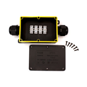 Kabelová spojka DRÁTEK - IP68 100x70, 2 vývody 10-14mm, 4pin
