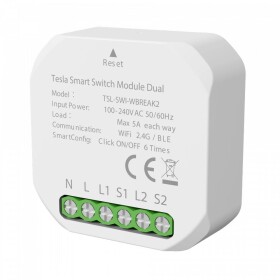 TESLA Smart Switch Module Dual TSL-SWI-WBREAK2