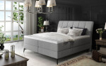 Boxspring Aderito Barva korpusu: Monolith 77, Rozměr: 180 x 200 cm