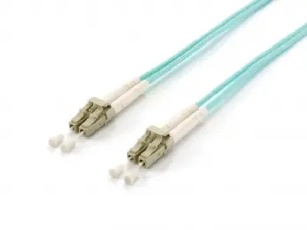 Equip LC-LC tyrkysová / Optický patchkabel / Duplex Multimode OM3 / 10 m (255416)