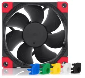 Noctua NF-A8 PWM chromax.black.swap / 80mm / SSO2 Bearing / 17.7 dB @ 2200 RPM / 55.5 m3h / 4-pin PWM (NF-A8 PWM CH.BK.S)