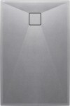 DEANTE - Correo šedá metalic - Granitová sprchová vanička, obdélníková, 100x80 cm KQR_S46B