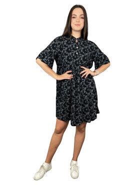 HOSH Košilové šaty Elira Velikost: UNI, Barva: Černá