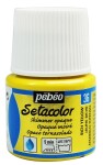 Barva na textil Pébéo Setacolor Shimmer 45 ml - Žlutá metalická rich yellow 36