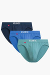 Atlantic 3MP-094 3-pack barva:modrá/tmavě modrá/zelená 2XL