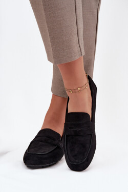 Loafersy Mokasyny Dámské Ploché Černé Soreline 39