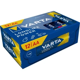 Varta Longlife Baterie AA 12ks / 1.5V / alkalická / v boxu (186813)