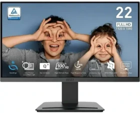 21.4" MSI PRO MP223 E2 černá / Monitor / VA / FullHD / 16:9 / 100Hz / HDMI+DP (MSI PRO MP223 E2)