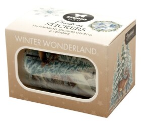 Průhledné samolepky Studio Light Winter Wonderland - Zima se zvířátky