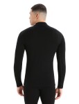Pánské triko dlouhý rukáv ICEBREAKER Mens 260 Tech LS Turtleneck, Black velikost: L