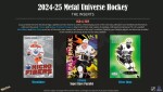 Hokejové Karty NHL 2024-25 Upper Deck Skybox Metal Universe Hobby Balíček