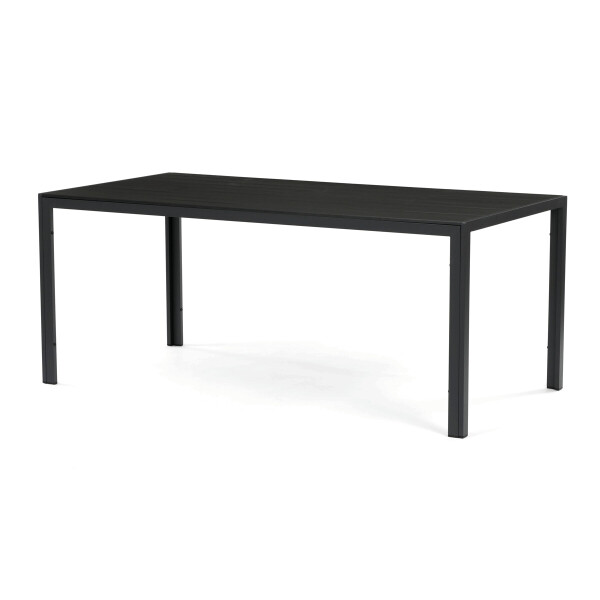 Zahradní stůl 180x90cm, hliník, polywood, šedá, AZT-C1211 GREY