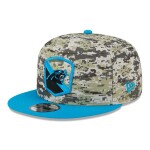 New Era Pánská kšiltovka Carolina Panthers NFL Camo 2023 Salute to Service 9FIFTY Snapback