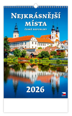 Nástěnný kalendář 2026 Helma - Nejkrásnější místa České republiky