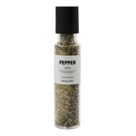 Nicolas Vahé Pepř s česnekem 155 g, černá barva, sklo