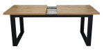 STIMA Jídelní set stůl 970-Ibiza (Dub) VARIANTA PROVEDENÍ: stůl (š/h/v/r) 180 x 90 x 77 cm (+2x 40 cm rozklad) + 6 židlí