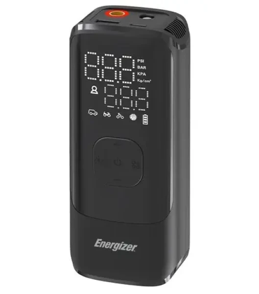 Energizer PAC40002 Vzduchový kompresor a powerbanka / 2000mAh / 150PSI / 1x USB-A 1x USB-C (PAC4000)
